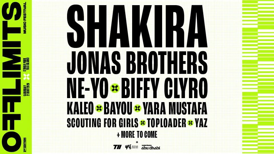 OFFLIMITS Music Festival – Headlining Shakira in Abu Dhabi - Image 1